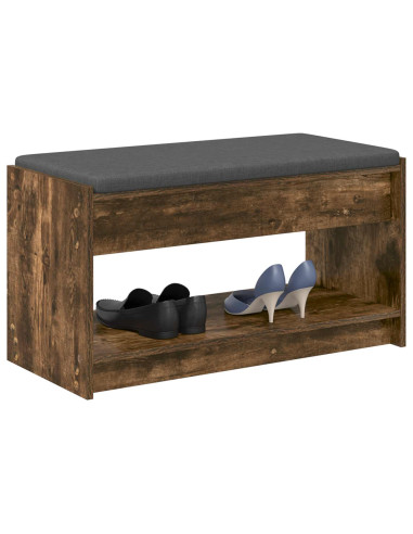 Panca per ingresso Quercia Affumicata 83 x 38 x 45 cm