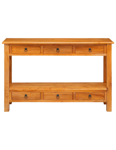 Tavolo consolle con cassetto Naturale 115 x 32 x 76 cm