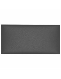 Testiera da Parete 12 pcs Grigio 30 x 15 cm Tessuto 2