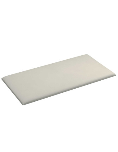 Testiera da Parete 12 pcs Crema 30 x 15 cm Velluto