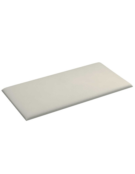 Testiera da Parete 12 pcs Crema 30 x 15 cm Velluto