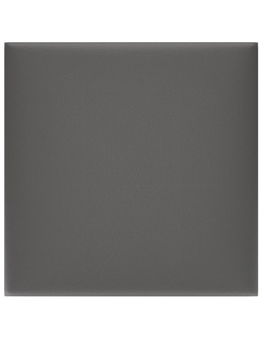 Testiera da Parete 12 pcs Grigio 30 x 30 cm Tessuto