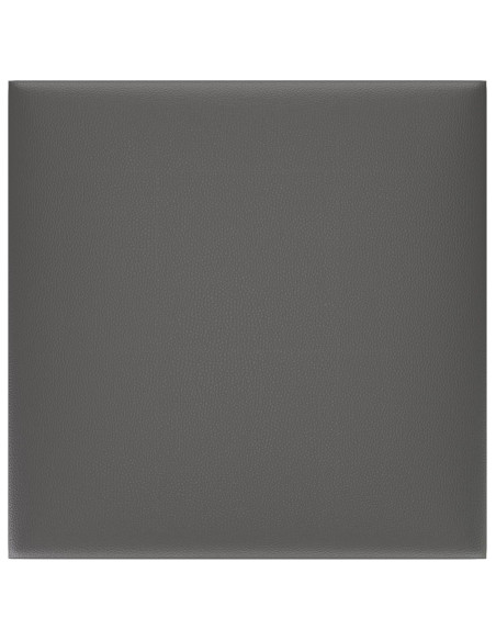 Testiera da Parete 12 pcs Grigio 30 x 30 cm Tessuto