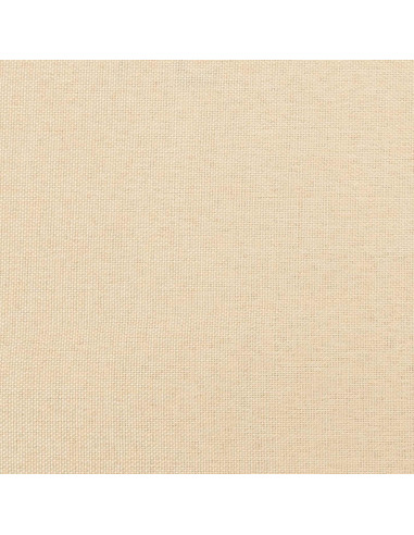 Testiera da Parete 12 pcs Crema 60 x 15 cm Tessuto