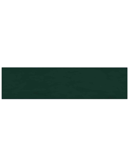 Testiera da Parete 12 pcs Verde Scuro 60 x 15 cm Velluto