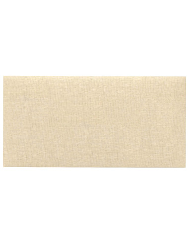 Testiera da Parete 12 pcs Crema 60 x 30 cm Tessuto
