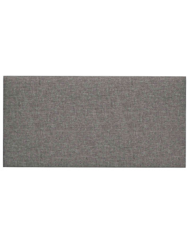 Testiera da Parete 12 pcs Grigio chiaro 60 x 30 cm Tessuto