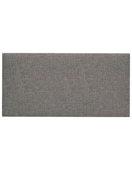 Testiera da Parete 12 pcs Grigio chiaro 60 x 30 cm Tessuto
