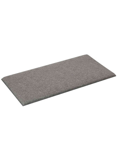 Testiera da Parete 12 pcs Grigio chiaro 60 x 30 cm Tessuto