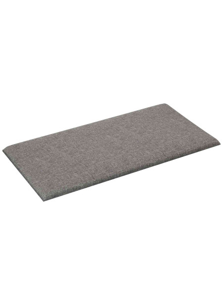 Testiera da Parete 12 pcs Grigio chiaro 60 x 30 cm Tessuto