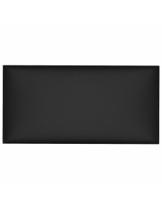 Testiera da Parete 12 pcs Nero 60 x 30 cm Tessuto 2