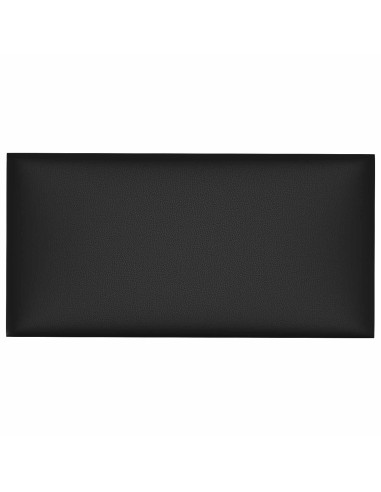 Testiera da Parete 12 pcs Nero 60 x 30 cm Tessuto