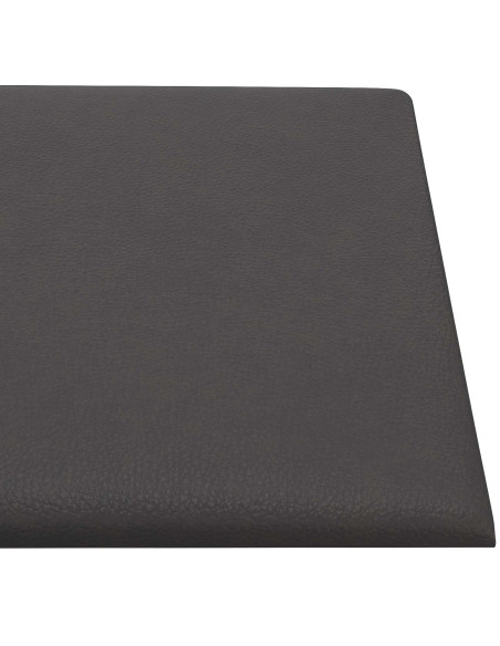 Testiera da Parete 12 pcs Grigio 60 x 30 cm Tessuto