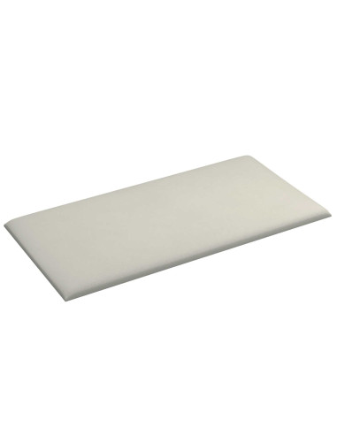 Testiera da Parete 12 pcs Crema 60 x 30 cm Velluto