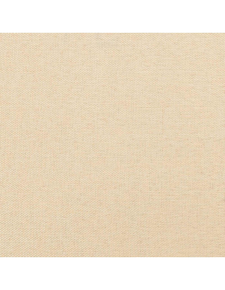 Testiera da Parete 12 pcs Crema 90 x 15 cm Tessuto
