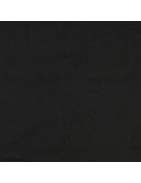 Testiera da Parete 12 pcs Nero 90 x 15 cm Velluto