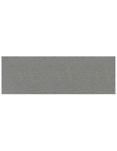 Testiera da Parete 12 pcs Grigio chiaro 90 x 30 cm Tessuto