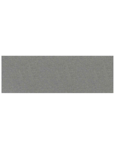Testiera da Parete 12 pcs Grigio chiaro 90 x 30 cm Tessuto
