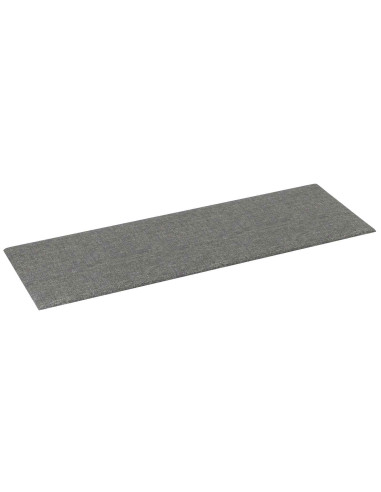 Testiera da Parete 12 pcs Grigio chiaro 90 x 30 cm Tessuto