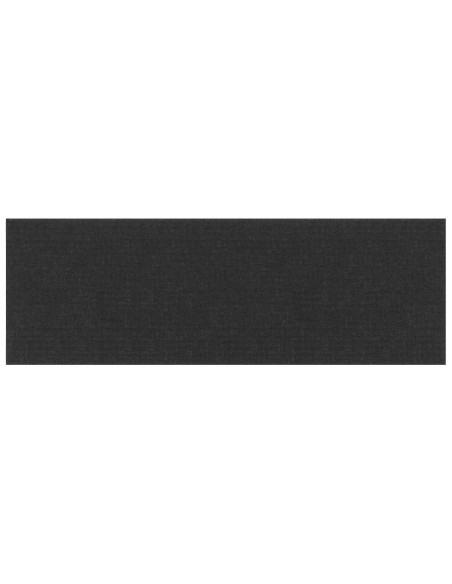 Testiera da Parete 12 pcs Nero 90 x 30 cm Tessuto