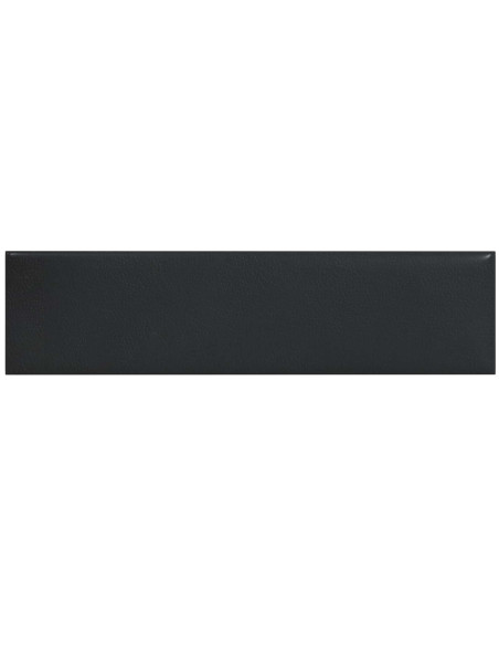 Testiera da Parete 12 pcs Nero 60 x 15 cm Tessuto