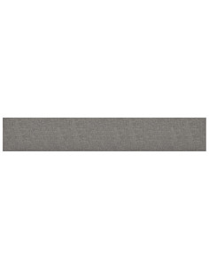 Testiera da Parete 12 pcs Grigio chiaro 90 x 15 cm Tessuto 2