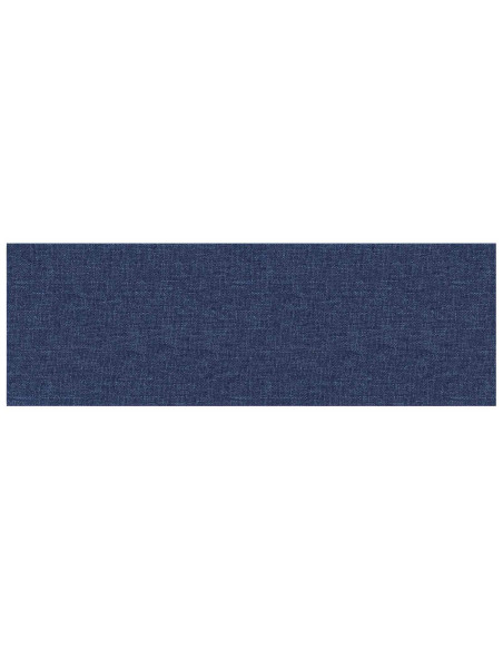 Testiera da Parete 12 pcs Blu 90 x 30 cm Tessuto