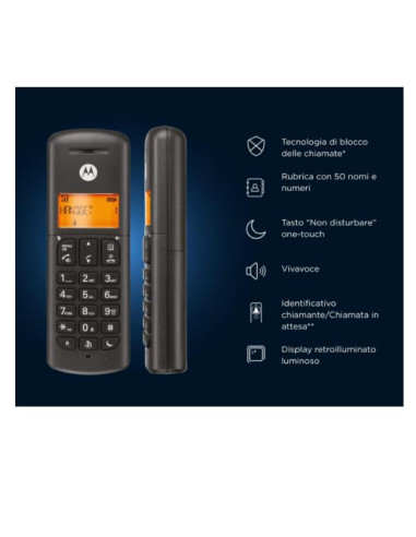 CORDLESS E203 TRIO NERO