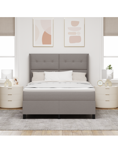 Letto a molle con materasso Talpa 160 x 200 cm Tessuto