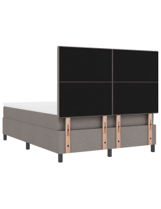 Letto a molle con materasso con led Talpa 160 x 200 cm Tessuto 2