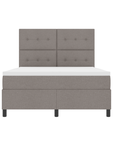 Letto a molle con materasso con led Talpa 160 x 200 cm Tessuto