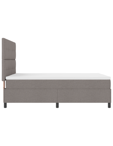 Letto a molle con materasso con led Talpa 160 x 200 cm Tessuto