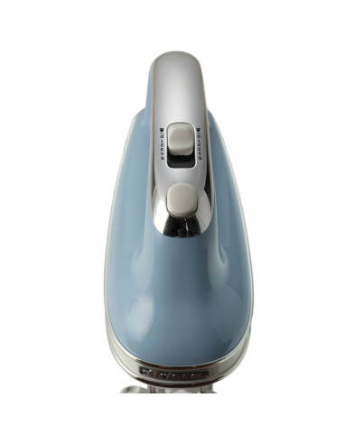 Ariete 1548 Sbattitore Vintage, 450W, 5 velocità, Funzione turbo, 2 fruste, Celeste