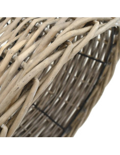 Paralume in Vimini 38x23 cm Naturale 2