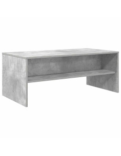 Tavolino da salotto Grigio cemento 100 x 50 x 40 cm 2