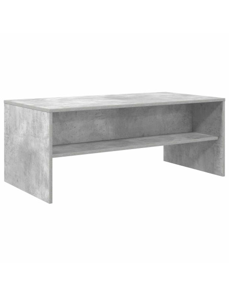 Tavolino da salotto Grigio cemento 100 x 50 x 40 cm