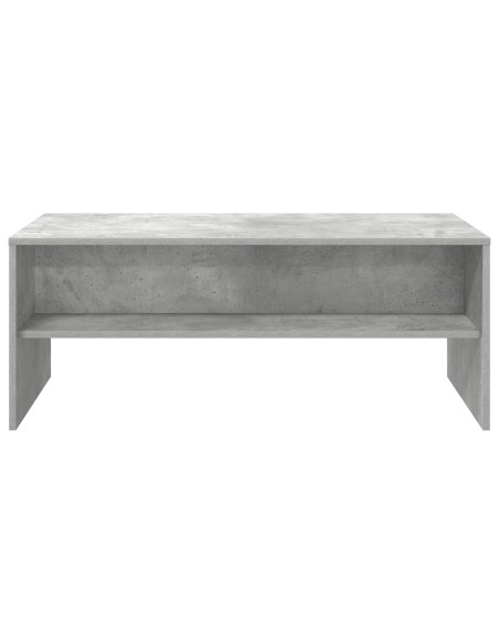 Tavolino da salotto Grigio cemento 100 x 50 x 40 cm