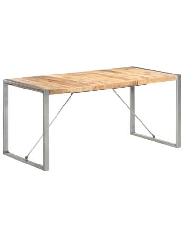 Tavolo da Pranzo 160x80x75 cm in Legno Massello di Mango