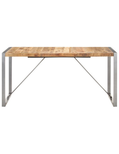 Tavolo da Pranzo 160x80x75 cm in Legno Massello di Mango