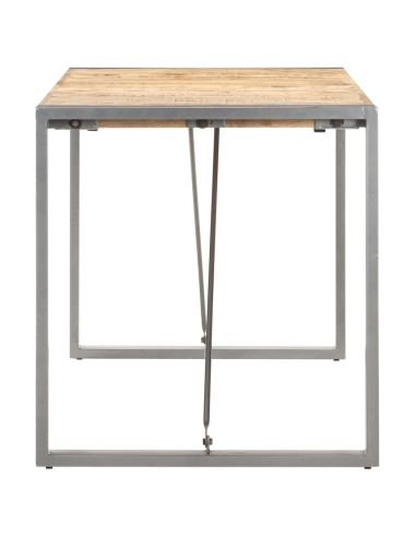 Tavolo da Pranzo 160x80x75 cm in Legno Massello di Mango