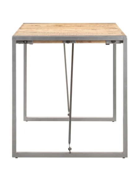 Tavolo da Pranzo 160x80x75 cm in Legno Massello di Mango