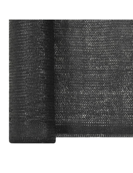 Rete per Privacy in HDPE 1,5x25 m Nera