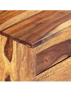 Credenza 118x30x60 cm in Legno Massello di Acacia 2
