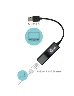 i-tec Advance U2LAN scheda di rete e adattatore Ethernet 100 Mbit/s 2