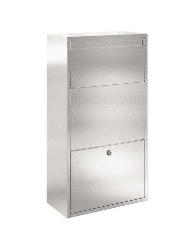 Cassetta per pacchi con archiviazione Argento 44 x 22 x 82 cm