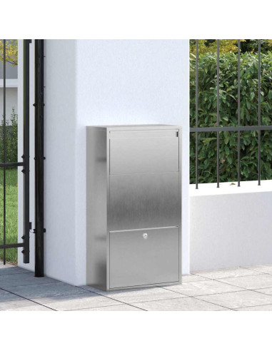 Cassetta per pacchi con archiviazione Argento 44 x 22 x 82 cm