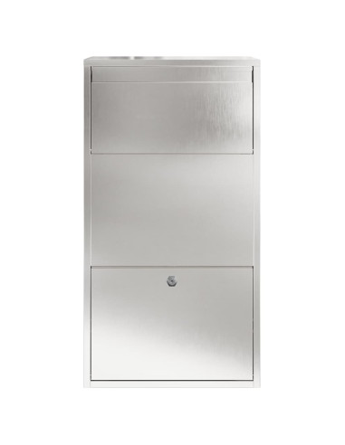 Cassetta per pacchi con archiviazione Argento 44 x 22 x 82 cm