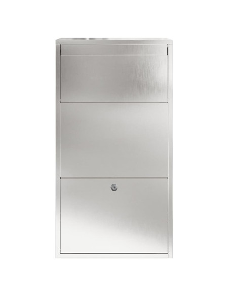 Cassetta per pacchi con archiviazione Argento 44 x 22 x 82 cm