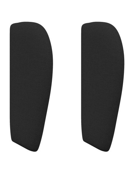 Orecchia della Testata Nero 40 x 23 x 6 cm Tessuto
