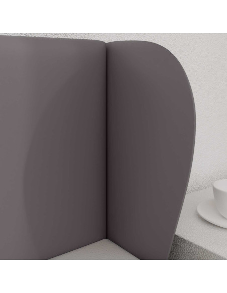 Orecchia della Testata Grigio Sfumato 40 x 23 x 6 cm PVC